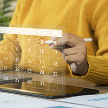 БУХ.1С подготовил обои для рабочего стола бухгалтера с производственным календарем